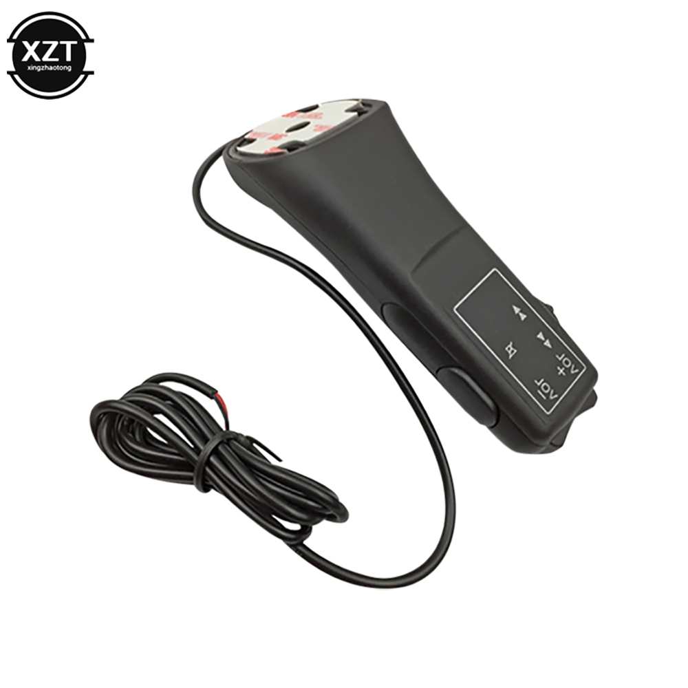 Universele Auto Stuurwiel Knop Afstandsbediening Multifunctionele Auto Radio Gps Dvd Navigatie 2 Din Bedrade Afstandsbediening