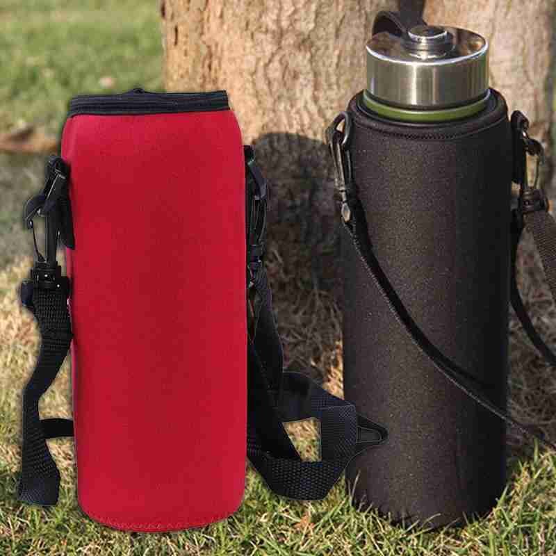 all'aperto 1000ml di sport Bollitore Tazza impostato Portatile di indietro-Montato Bollitore neoprene Tazza Tazza impostato Borsa impostato K4Z1