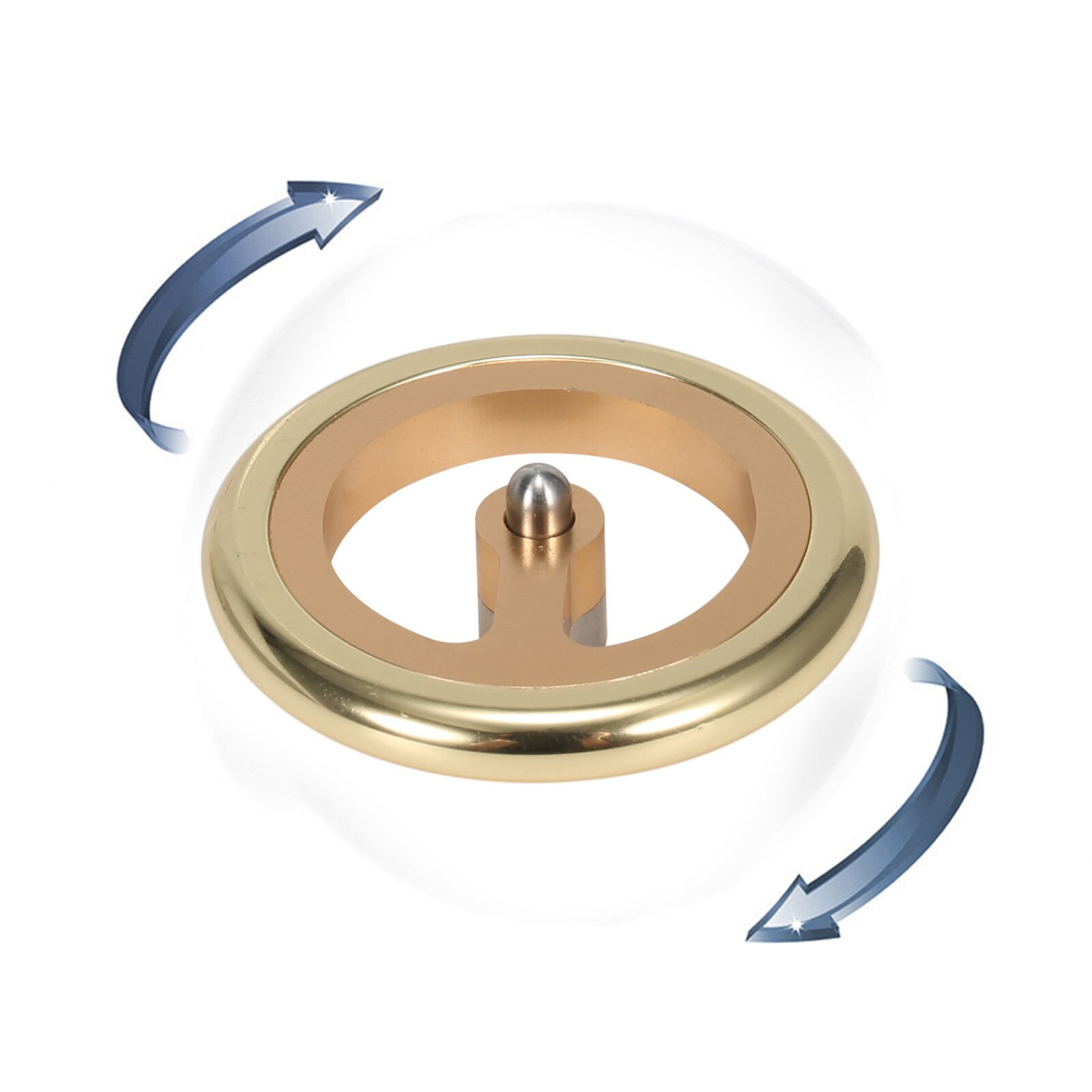 Fidget Spinner Decompressie Tol Speelgoed Metal Ambachten Collectie Stress Reliever Speelgoed Volwassen Spinner Anti Stress Speelgoed: Black