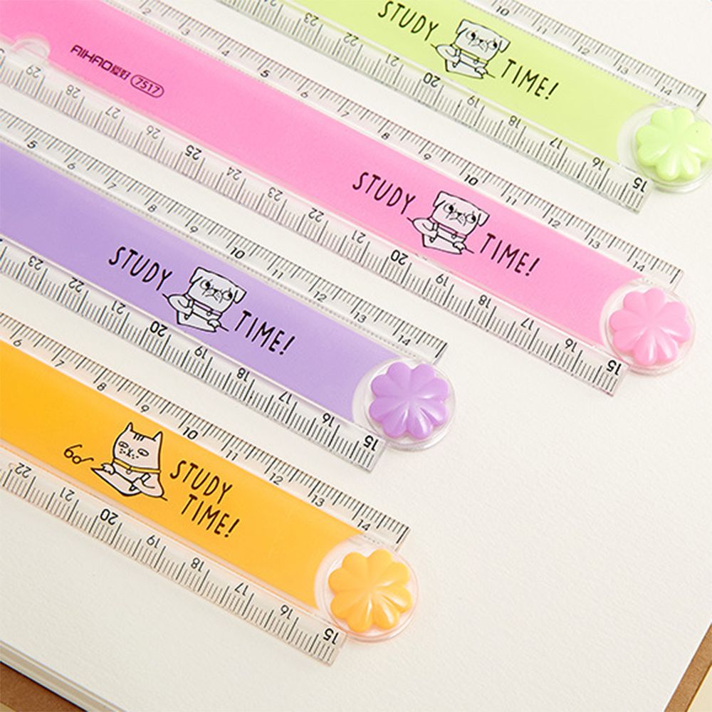 30CM Cute Color Folding Ruler Multifunction DIY Kawaii Drawing Rulers For Kids Students School Office Supplies Stationery