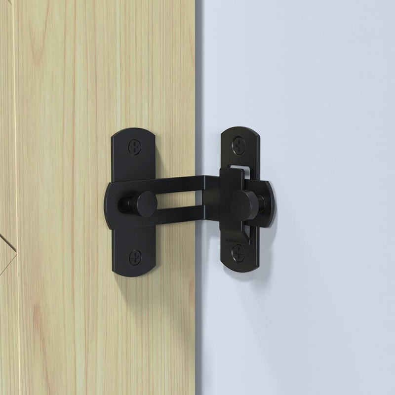 American Barn Door Lock 48*35mm Stainless Steel Barn Door Lock Rustic Gate Latch For Bar Closet Shed Garage Tool door locker