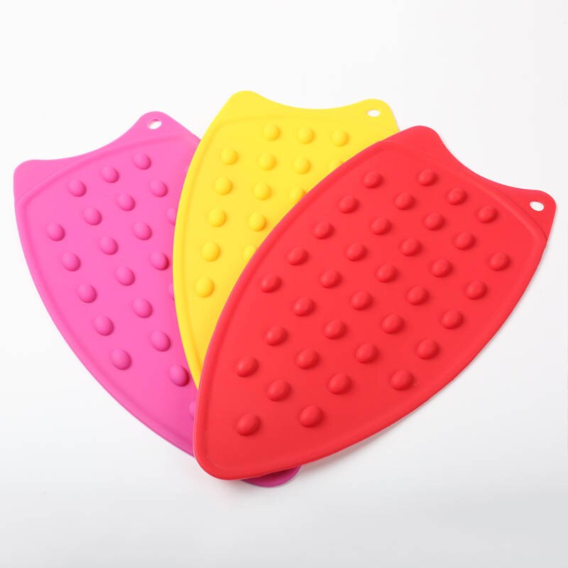 Silikon 1 PC elastyczny koc robić prasowania odporny na ciepło kropkowany bąbelkowaty przenośne żelazko podkładki robić prasowania podkładka na stół