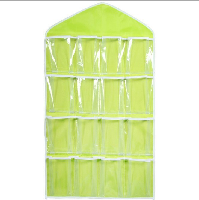 Transparent Storage Bag Wall Hanging Organizer Closet Kindergarten Locker Pocket Clothes Cabinet Bag Multifunction Wardrobe Stor