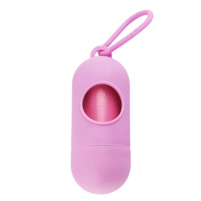 Bébé poussette accessoires 1PC boîte amovible + 1PC sac à ordures Portable poussette organisateur bébé couches poubelle sacs Case J0001: Pink
