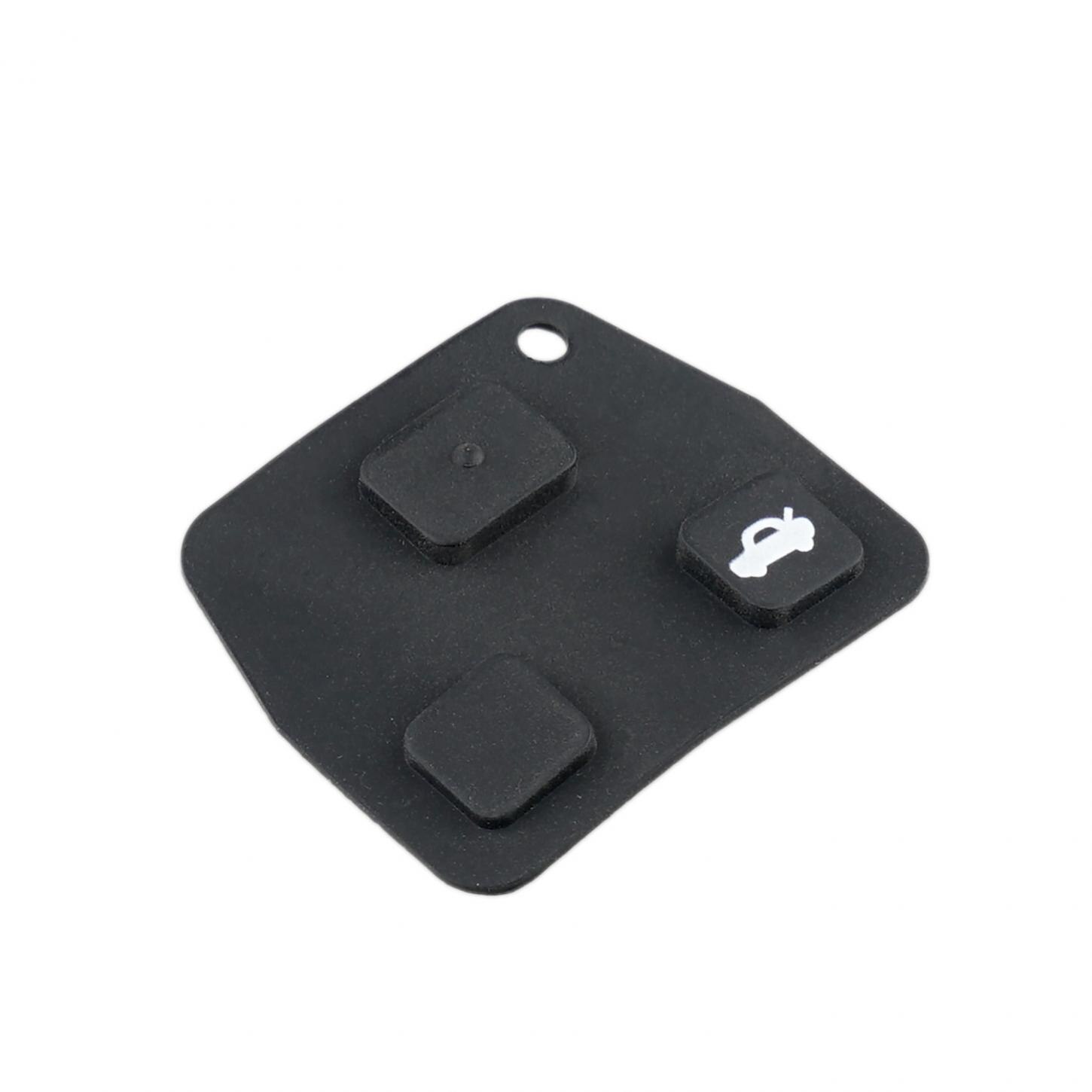 2 Knoppen Rubber Pad Insert Autosleutel Accessoires Vervanging Fit Voor Toyota Corolla Avensis Aygo RAV4 Lexus