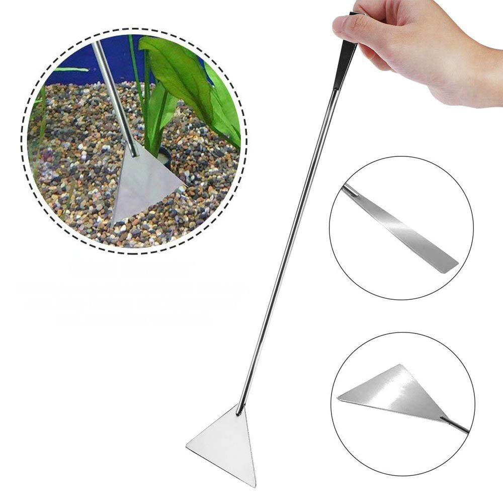 4-Piece Aquarium Tank Aquascaping Tools Aquarium Scissor Tweezers Tool Stainless Steel Aquarium Maintenance Aquatic Plants Set