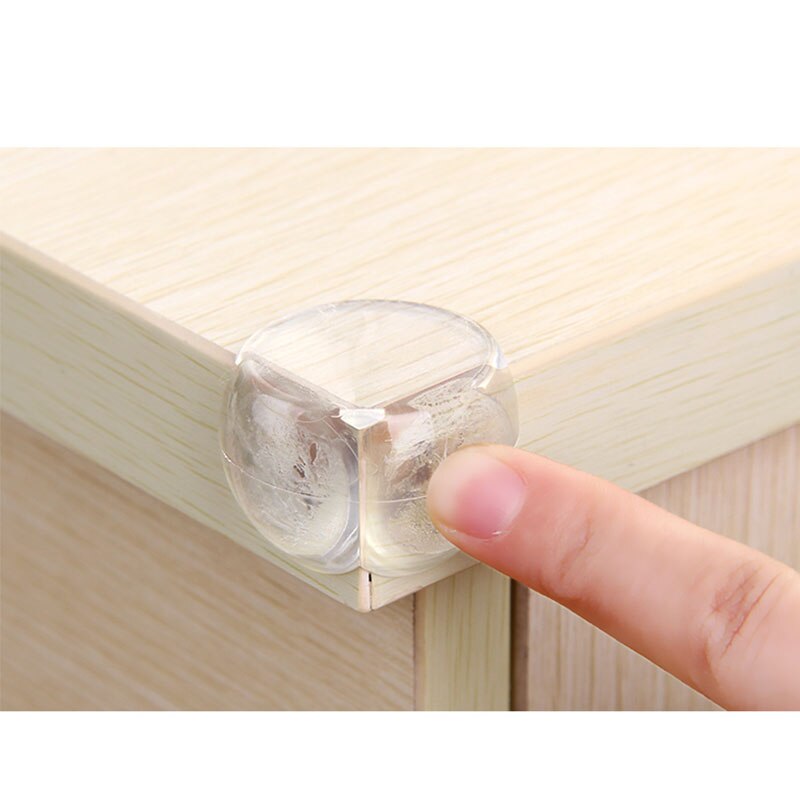 Protección para esquinas de mesa para niños, Protector de silicona de seguridad para bebés, protección para bordes y esquinas, 4 unids/lote