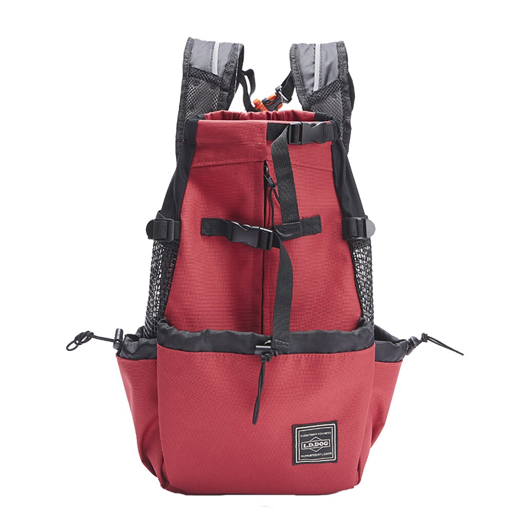motos sacs à dos pour animaux de compagnie voyage moto sac pour animaux de compagnie adapté aux chats chiens animaux de compagnie: red / L