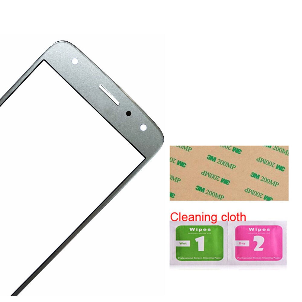 5.5'' X4 Mobile Touch Screen Outer Glass For Motorola Moto X4 XT1900 Front Glass Panel Replacement: Silver No Tools