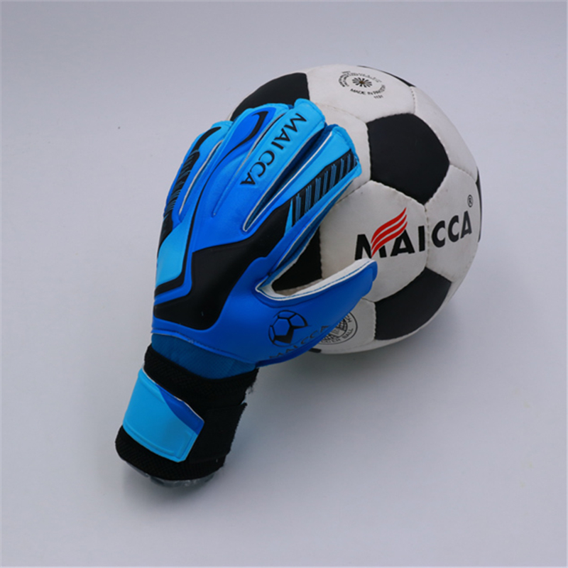 Newest Kids Football Gloves Latex Goalkeeper Gloves Soccer Goal Keeper Kit Goalie Training Gloves With Fingersaves Protection