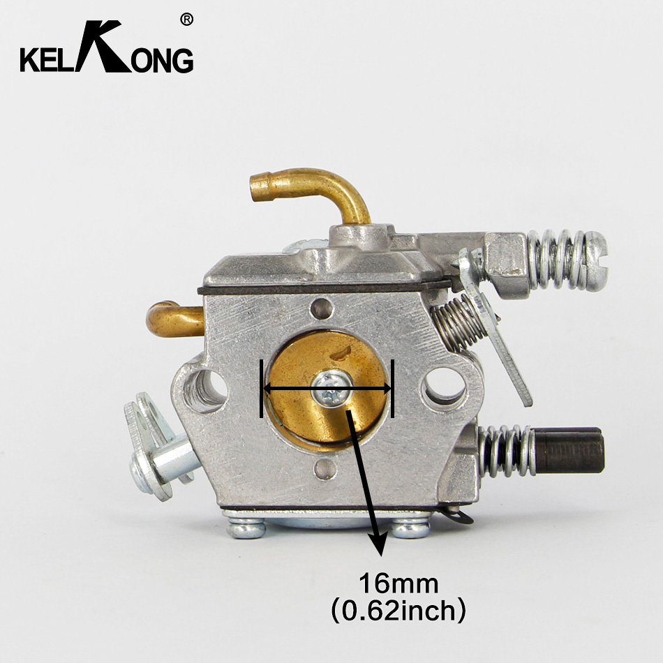 KELKONG 45cc 52cc 58cc MP16 16MM ChainSaw Carburetor 4500 5200 5800 Carburetor Copper Made Elbow Pipe and Inner Fuel Pipe