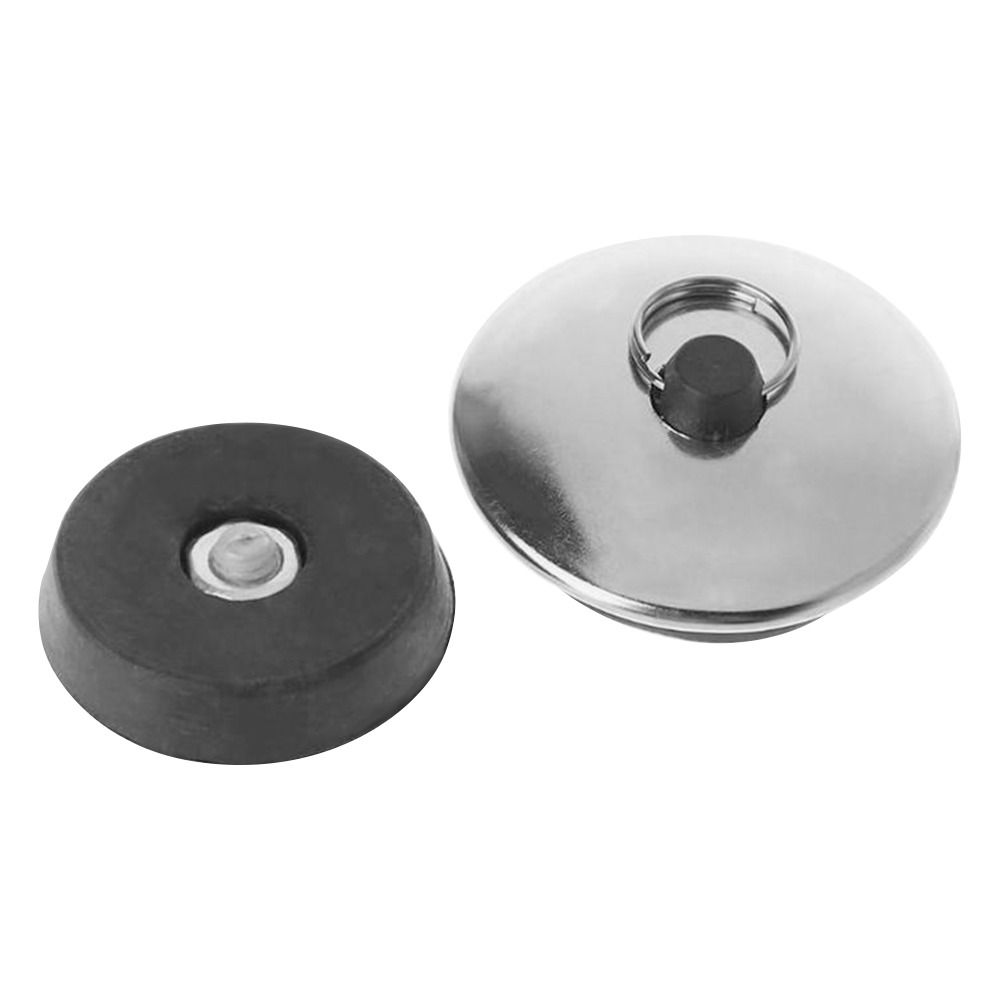 1Pcs Stainless Steel Bath Plug Easy to Use Rubber Drain Stopper Water Kitchen Bathroom Accessory Bath Tub Caps