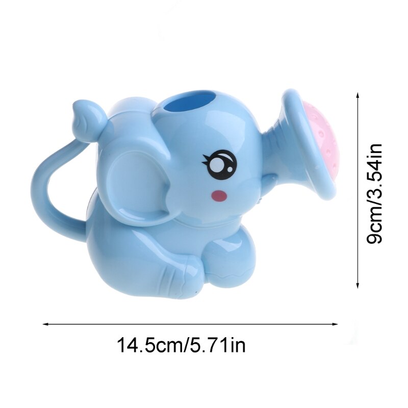 Regadera divertida de elefante pequeño para bebés y niños, regadera de plástico, juego de playa, juguete de arena, para niños, 1 unidad