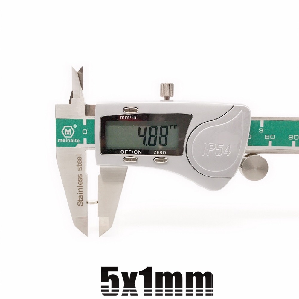 50/100/200/1000Pcs 5x1mm N35 Neodymium Magnet Disc Permanent NdFeB Small Round Super Powerful Magnetic Magnets Craft 5mm x 1mm