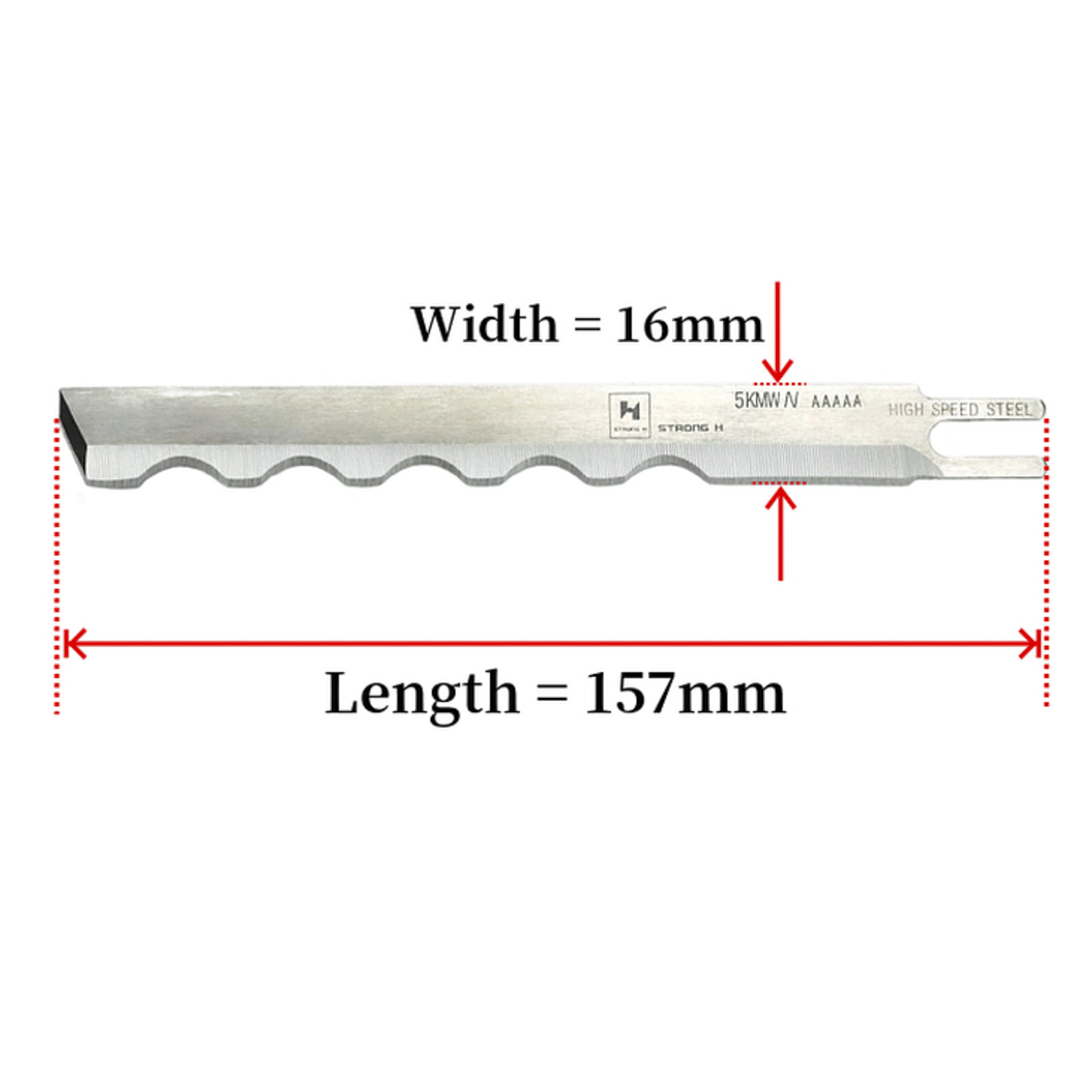 5'' / 8'' / 10'' Wave Edge Blade For KM / Eastman / DAYANG / SULEE Straight Cutting Machine Fabric Cut Knife Made By HSS Steel