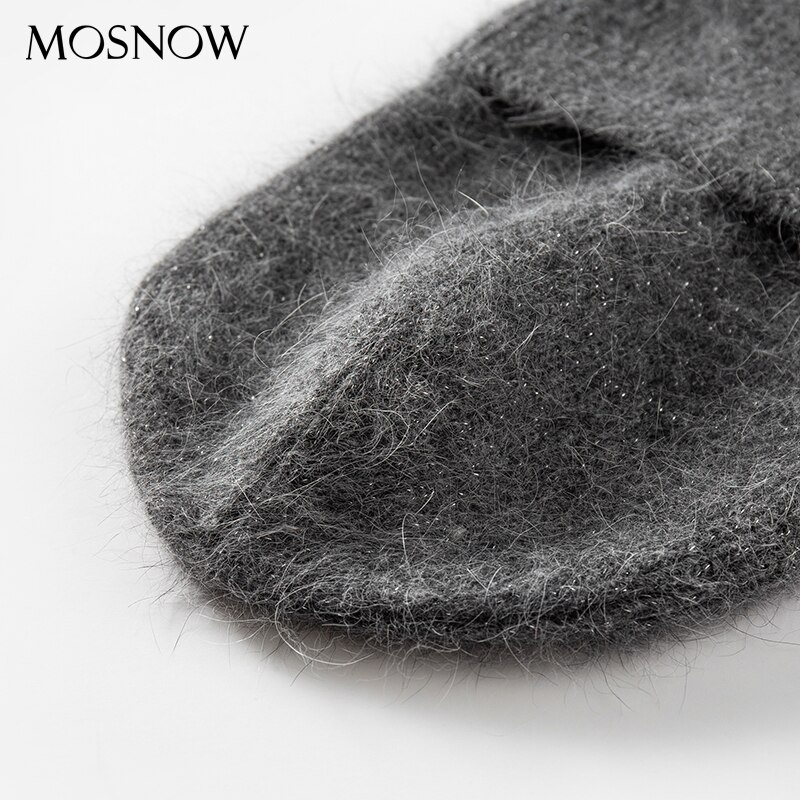 Stickad mössa för vinter dammössor varma skullies mössor mössor kvinnlig mjukt kaninhår mössa dam huva