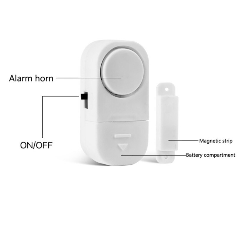 magnetic electronic alarm Household burglar alarm room doors and Windows to prevent the opening of alarm remind the door