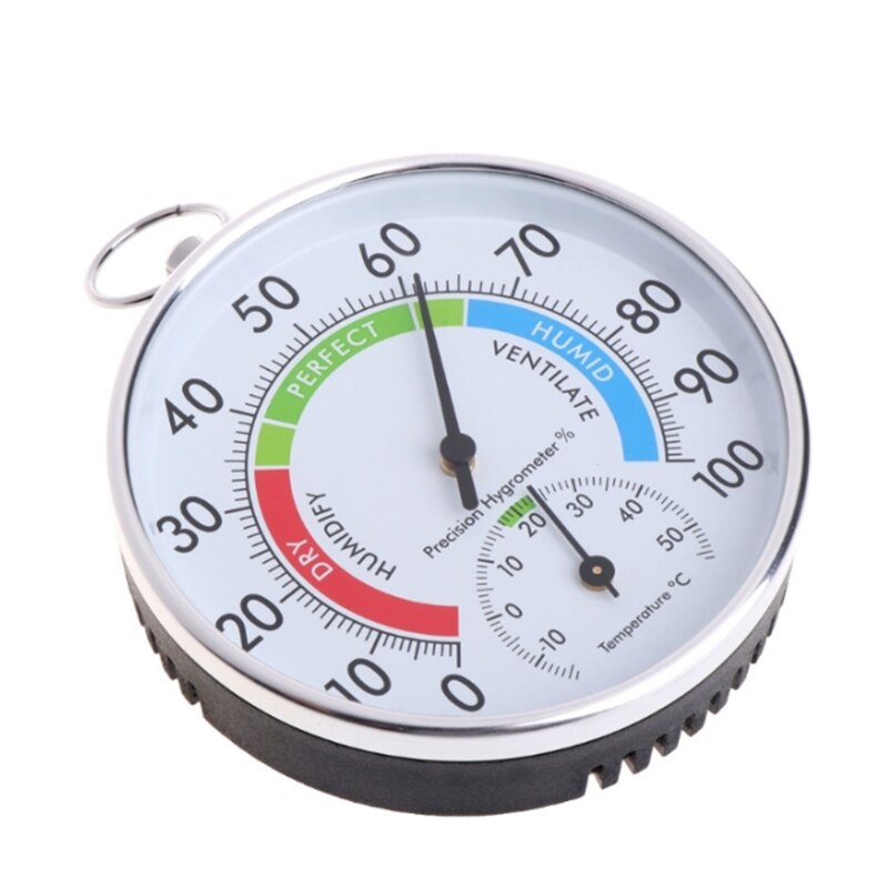 Temperature And Humidity Analog Indicator Indoor Outdoor Thermometer Hygrometer L15