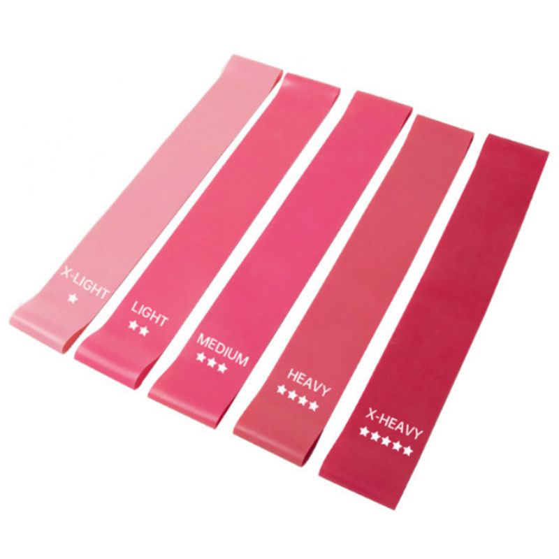 Yoga Fitness Resistance Loop Latex Exercise Bands Legs Hip Strength Training