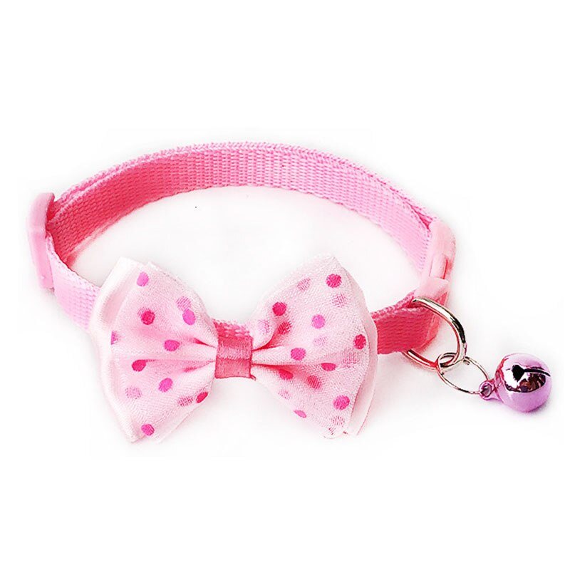 Collier à nœud papillon pour chat, accessoires pour animaux de compagnie, réglable, pour petits chiens, chiot, chaton, fournitures de mariage: color 1