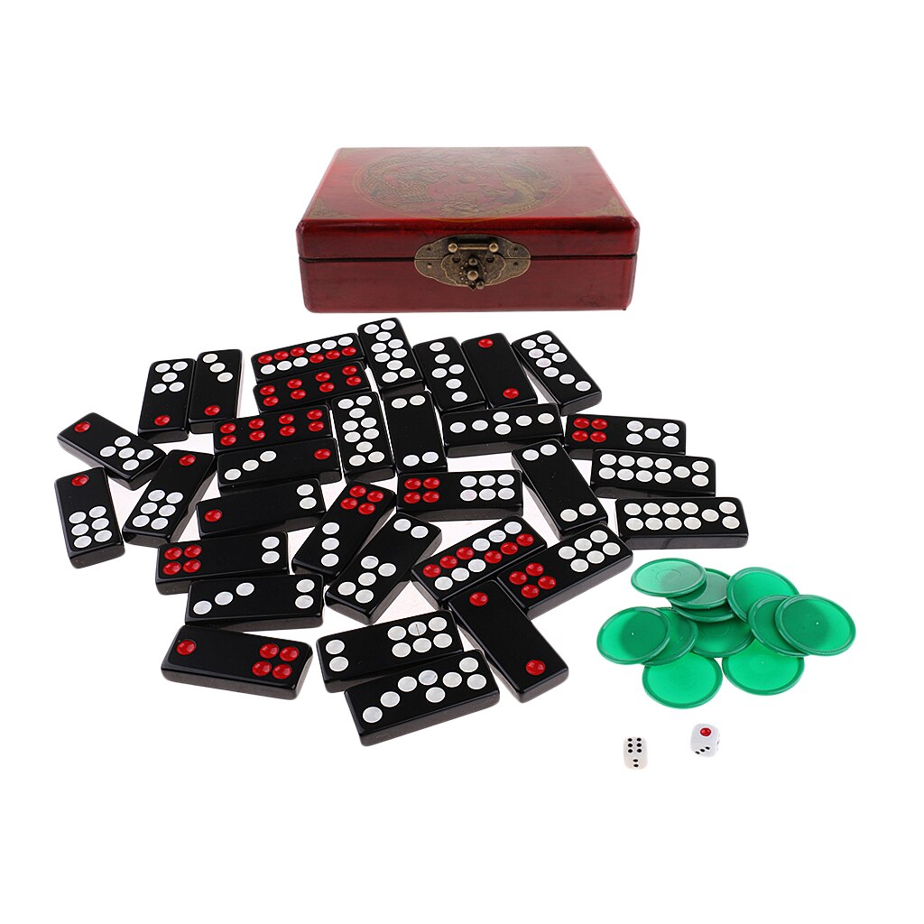 Chinese Domino Tegel Set Pai Gow Paigow Voor Reizen Casino Gokken Paly Speelgoed