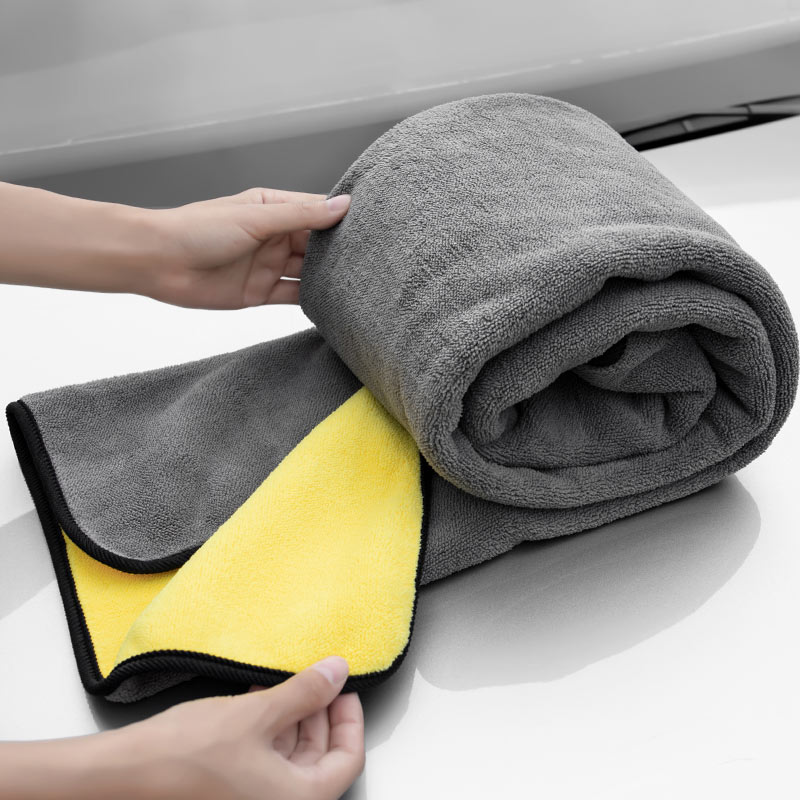 3Pcs Microfiber Reinigingsdoekje 600GSM Dikke Pluche Auto Detaillering Poetslappen Voor Auto Thuis Microfiber Handdoek Auto Wassen Accessoires