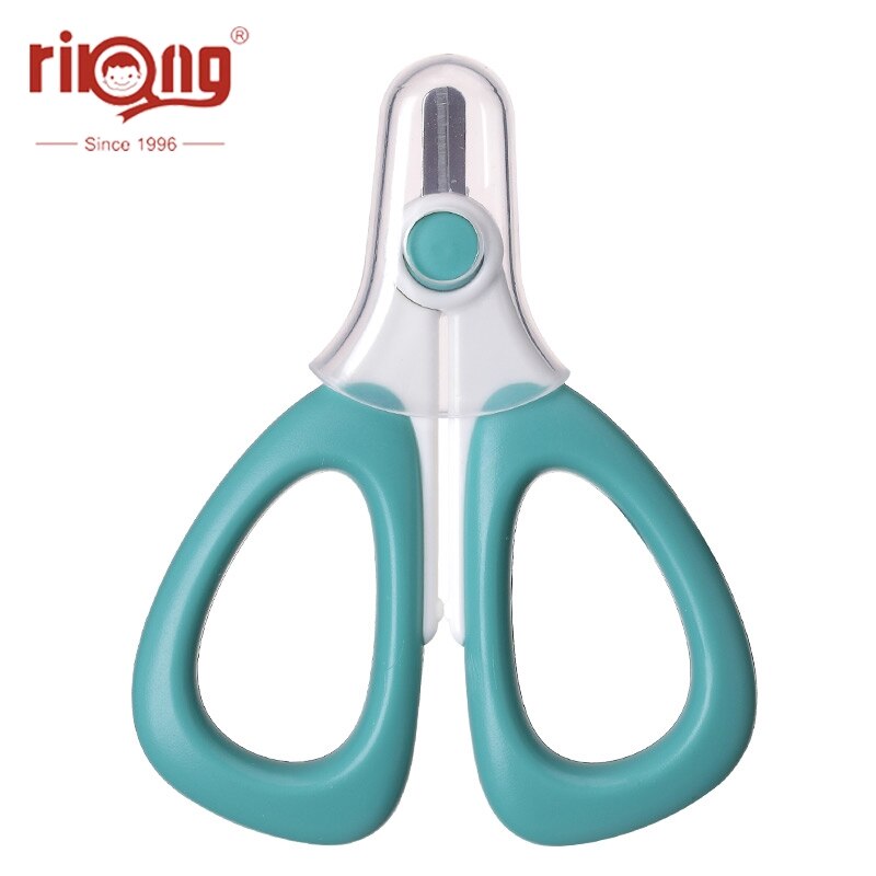 Rikang Baby Nail Trimmer Newborn Nail Trimmer Baby Nail Clipper Baby Care Kit Baby Care Nail Stainless Steel Baby Nail Care Set: RK-X4019-Green