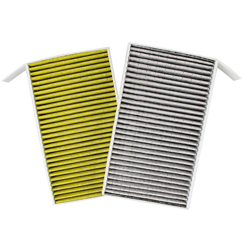 Filtro de aire acondicionado para coche, núcleo de Filtración HEPA para Modelo 3, accesorio de filtración, 2 uds.