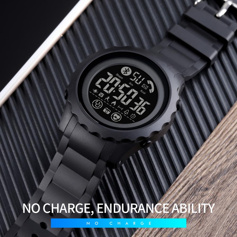SKMEI Smart Watches Digital Men's Watch APP Remind Calorie Smartwatch Waterproof Bluetooth Electronic Watch For Android IOS