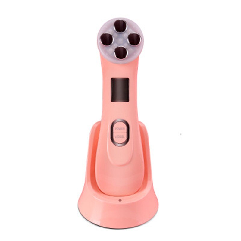 5 en 1 RF & EMS Radio mésothérapie électroporation visage beauté stylo fréquence LED Photon visage rajeunissement de la peau dissolvant rides
