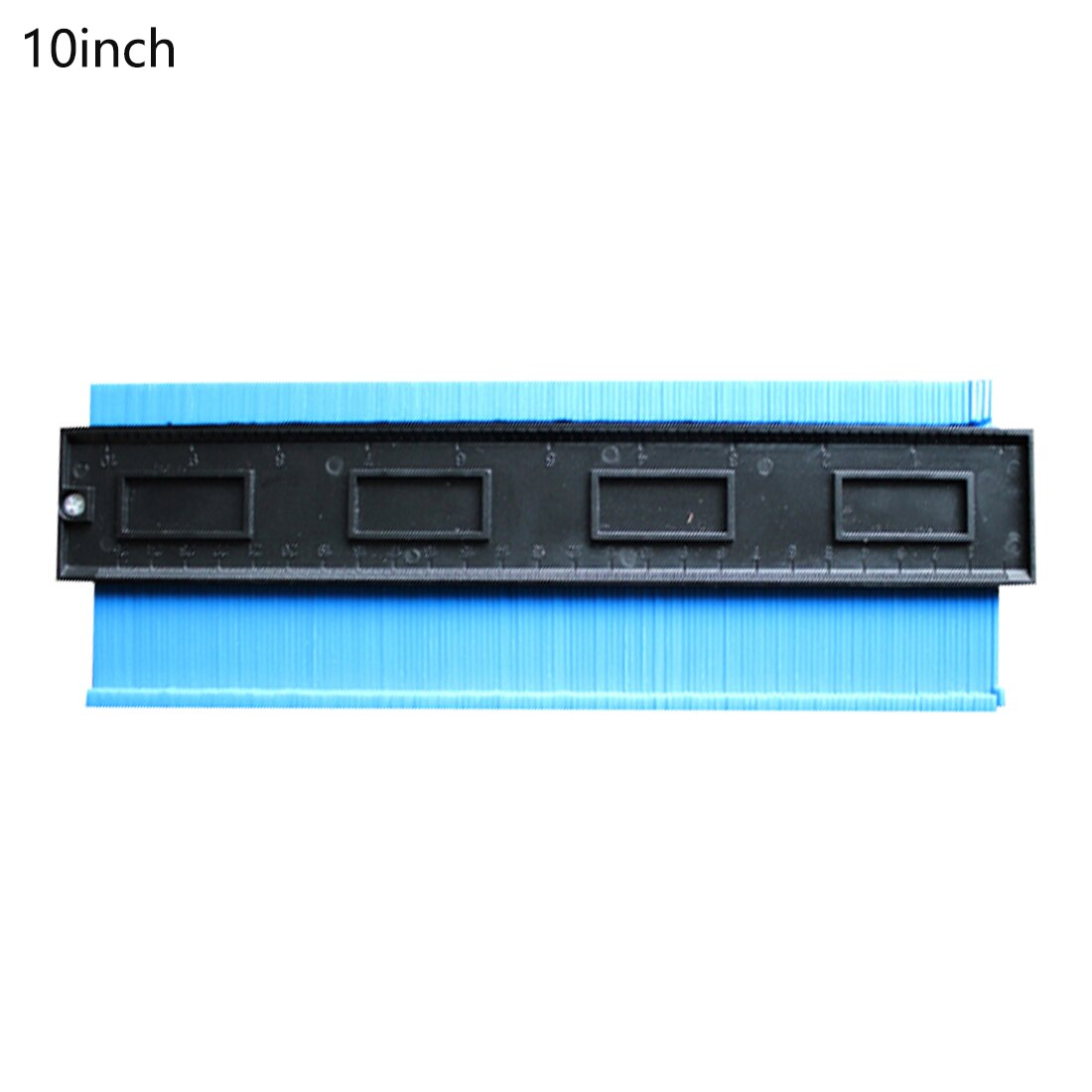 12/25cm Contour Gauge Profile Copy Gauge Ruler Metric Inch Marking Gauge Shape Duplicator Tiling Laminate Tiles Measuring Tool: blue 25cm