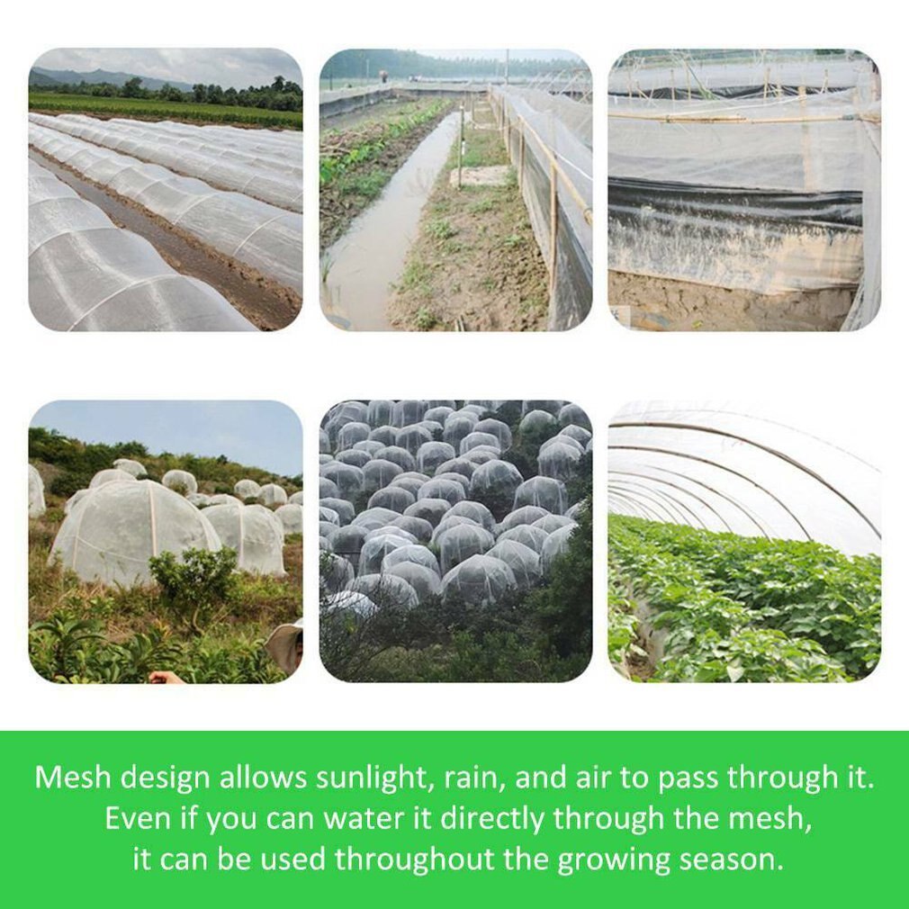 High-density Polyethylene Practical Garden Netting Crops Plant Protect Mesh Bird Net Insect Animal Vegetables