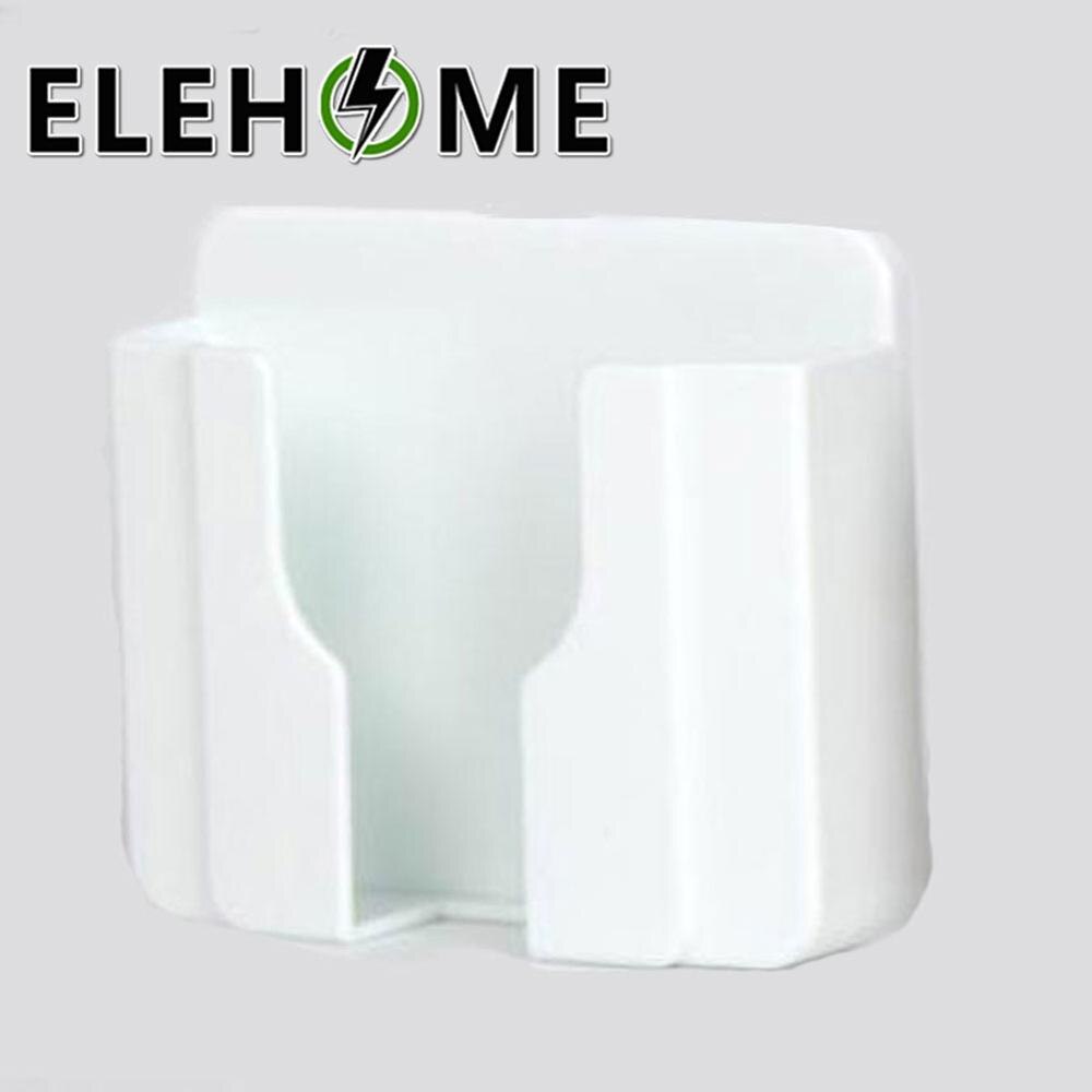 1pcs Wall Holder White Golden 86*86mm Socket Universal Stand Display Support USB Wall Socket Wall Holder XF30: White
