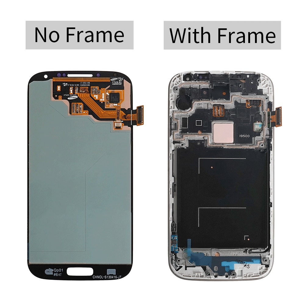 5.0"Super AMOLED For SAMSUNG Galaxy S4 LCD Display Touch Screen with Frame Digitizer Assemble For SAMSUNG S4 Display i9505 i9500