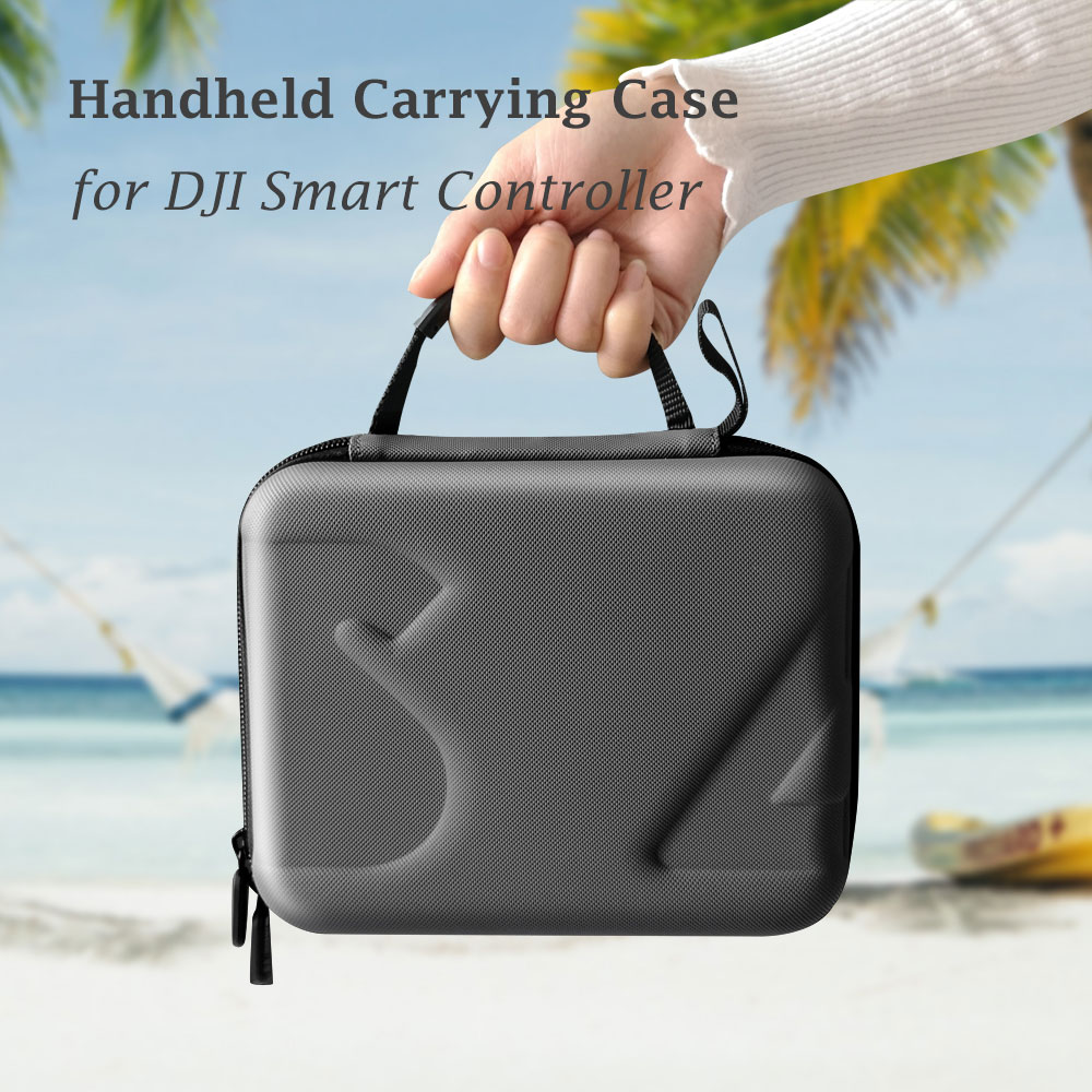 Vandtæt pu dji smart controller håndholdt taske bæretaske bærbar hård kasse til dji mavic 2 pro & zoom kontrol tilbehør