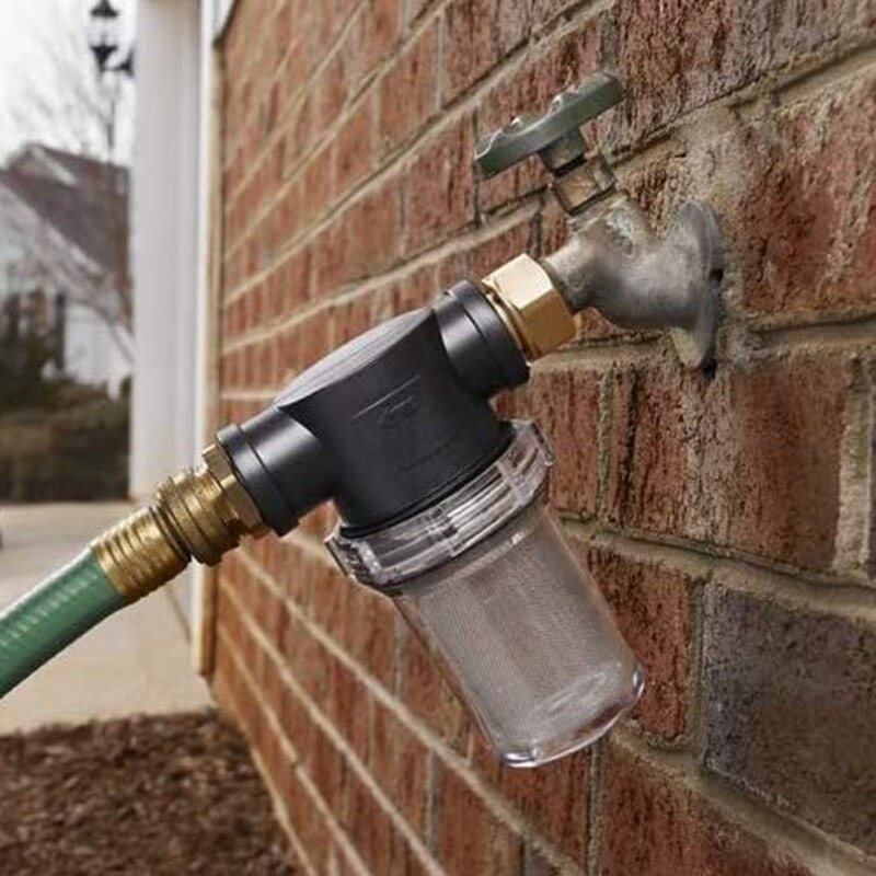 Sedimentfilter festelinje vannslange filter, hageslange filter for høytrykksspyler innløpsvann