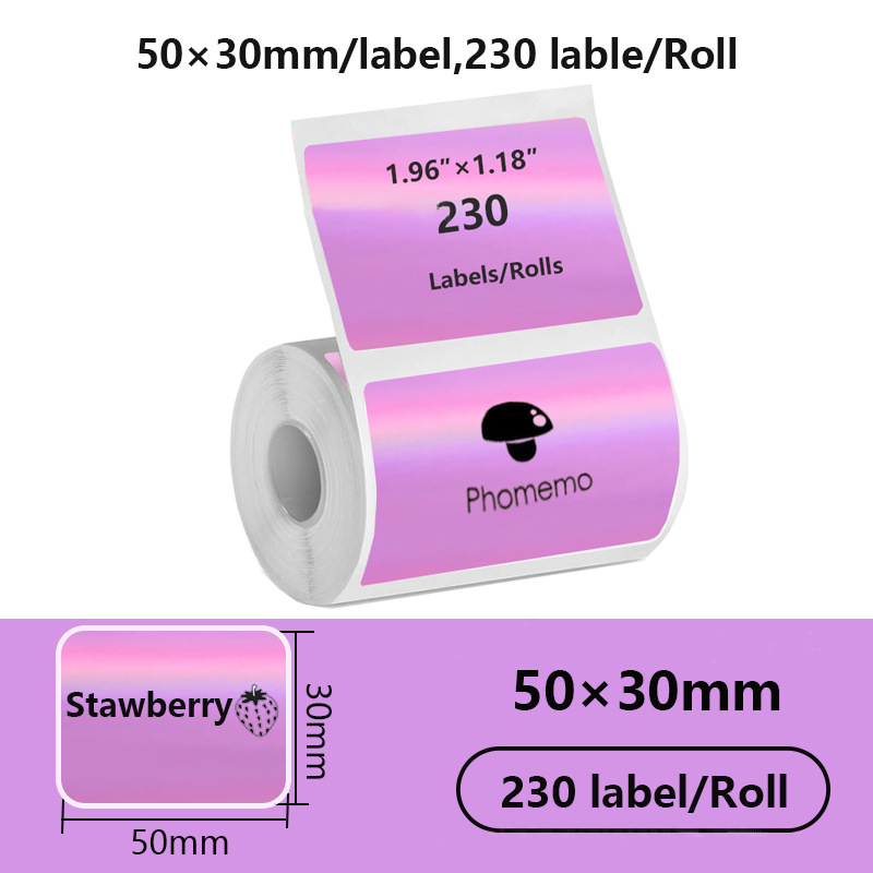 50x50mm/150Pcs Sticker Self-Adhesive Thermal Adhesive Label Roll Compatible for Phomemo M110 M220 M200 E210 P50 DETONG P1 WP9520: Light Grey