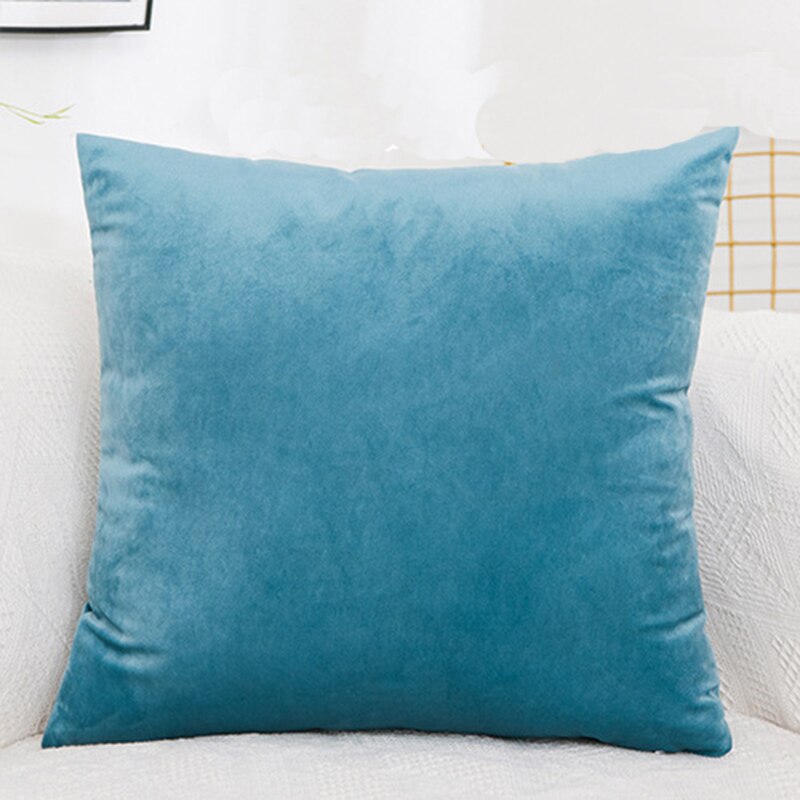 Velvet Cushion Cover Pillowcase Solid Color Pillow Case Decor Sofa Throw Pillows Room Pillow Cover Decorative 60x60