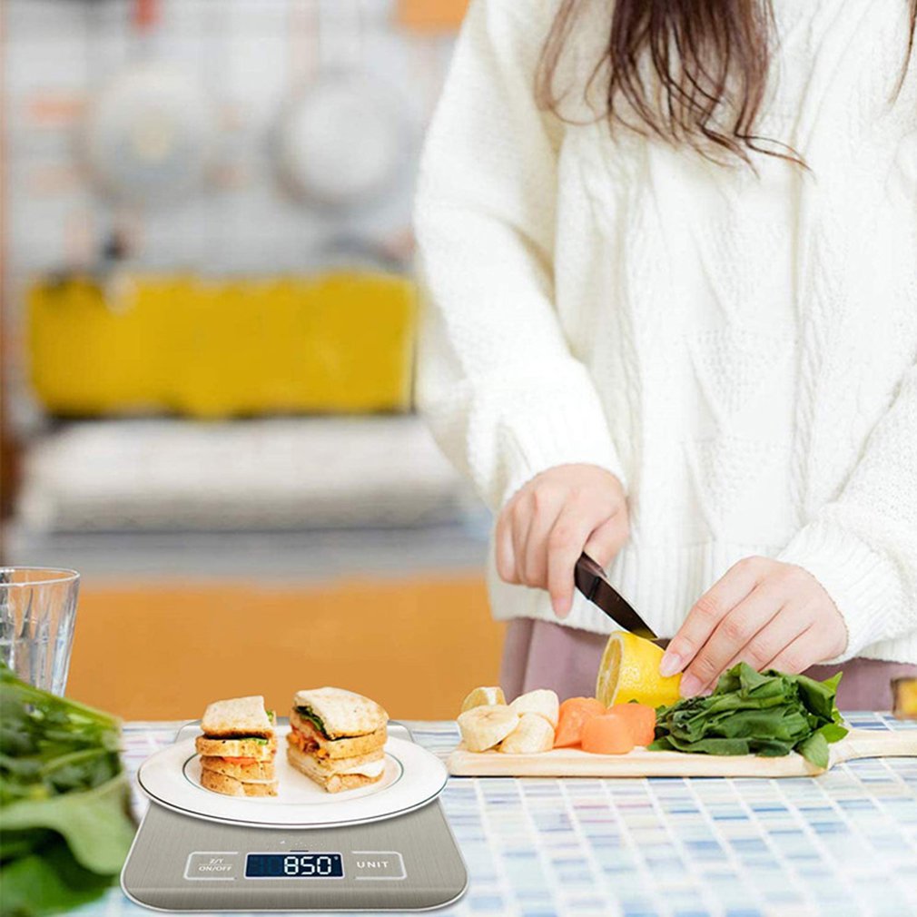 Kitchen Electronic Scale Food Scale Stainless Steel Kitchen Food Scale Electronic Scale 5 Kg / 10 Kg