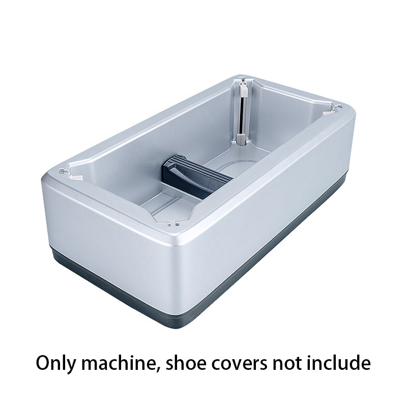 Automatic Disposable Shoe Cover Dispenser Portable Hand-Free Waterproof Overshoes Machine for Home, Office, Supermarket, Factory: Silver