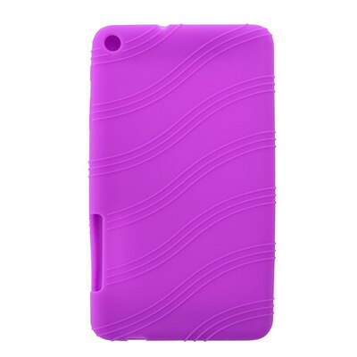 Soft Silicon Shell Back Cover For Huawei MediaPad T1 701u 7 inch Tablet Case For Huawei T1 7.0 T1-701u Protection Cases +pen: Purple   