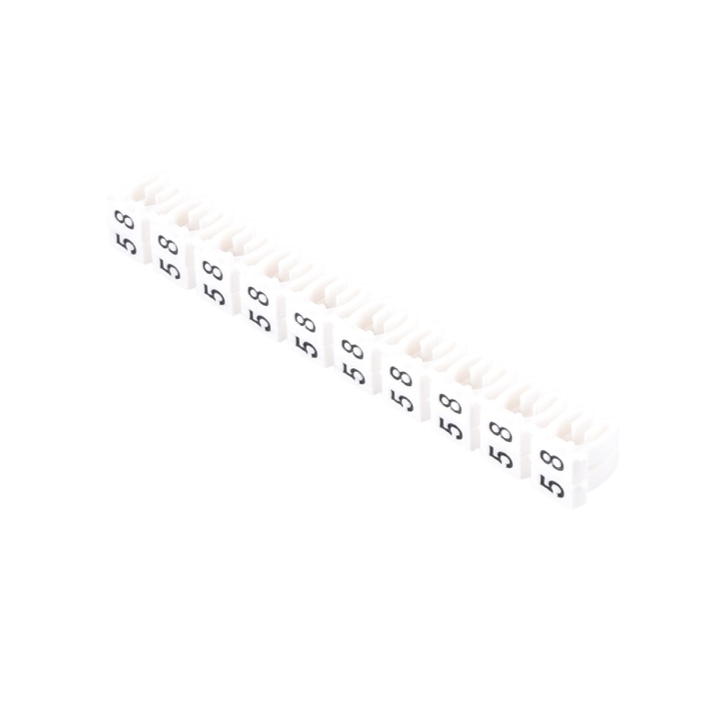 Kabel Draad Marker Tag Label Netwerkkabel voor Cat5e Cat6 Type Meerkleurig Nummer Letter Netjes Markering Vast Koord Mouw 2-8mm