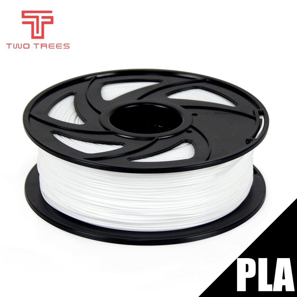 Overseas Warehouse 3D Printer Filament 1.75MM ABS PLA Filament 3D Printer 1KG Roll for Ender 3 CR10 Bluer Plus Extruder: PLA-1KG-white