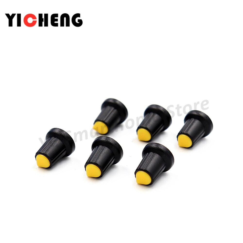 6Pcs Plastic Knop Pruimenbloesem Handvat 15X17mm AG2 Potentiometer Versterker Knop