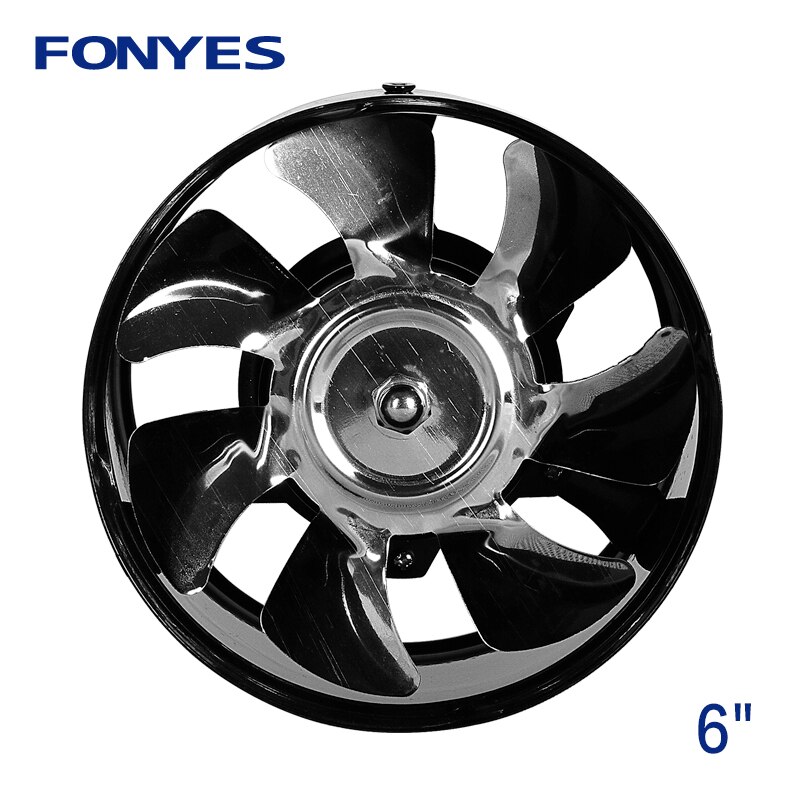 6 inch high speed exhaust fan ducted ventilation fan inline duct booster fan kitchen extractor metal ventilator 220V