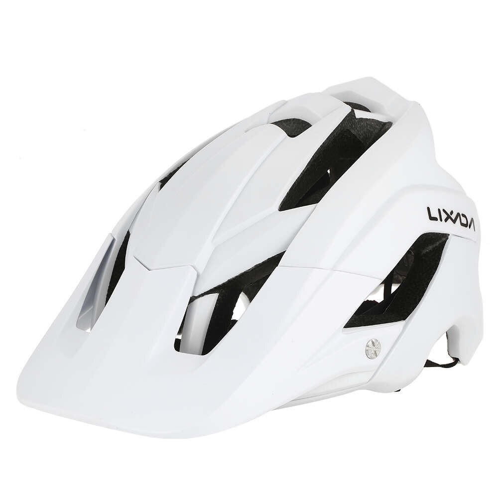 Lixada Unisex Fiets Helm Mtb Road Helm Capacete Eps 13 Vents Integraal-Gegoten Fietshelm Voor Casco Bicicleta: White