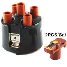 Inserted Ignition Distributor 1000Ohm Car Distribution Cap + R Rotor + Variant