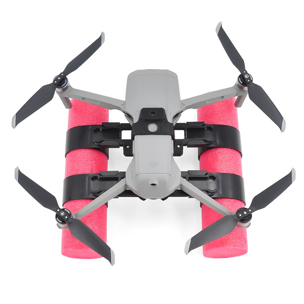 Dæmpning landingsudstyr træningssæt til dji mavic air 2 drone udvidet landingsbeslag beskytter med flydende bar flydende sæt