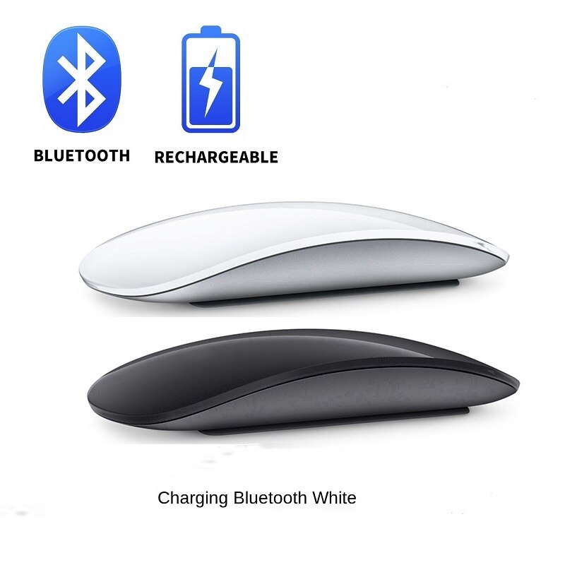 Magic Touch Bluetooth Muis Ergonomische Ultra Dunne Usb Optische Muizen 1600Dpi Computer Muis Met Usb C Adapter Voor Apple macbook Pc