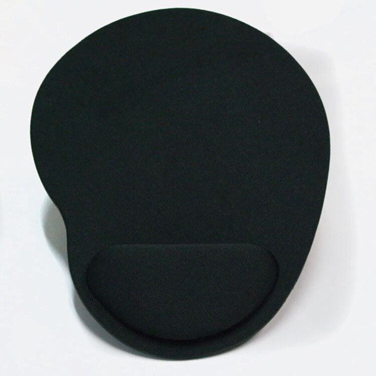 Small Feet Shape Mouse Pad Support Wrist Comfort Mat Soild Computer Games Mousepad EVA Soft Mouse Pad arm rest: Black
